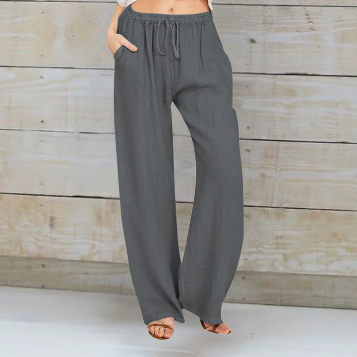 MONIQUE™ | PANTALON EN COTON ET LIN