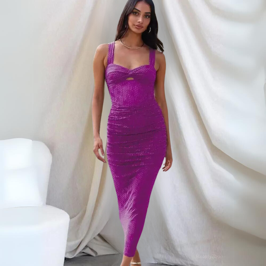 PAMELA™ | ROBE LONGUE AJUSTÉE D'ÉTÉ